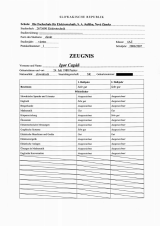 Zeugnis IV. Klasse (4/7)