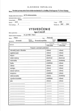 Zeugnis I. Klasse (2/7)
